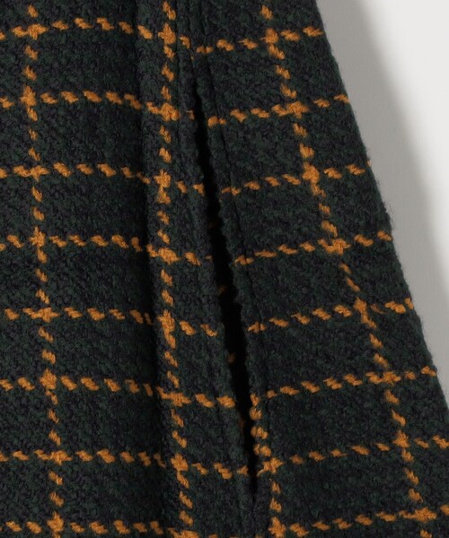 John branigan(ジョンブラニガン)の「john Branigan: チェック ポンチョ(ポンチョ・レディース・レッド/イエロー系その他・ONE SIZE)」の5枚目の写真