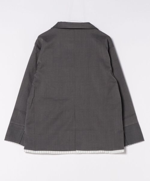 esutoreja（エストレジャ）の「レイヤードダブルテーラードジャケット（テーラードジャケット・レディース・チャコール/ベージュ/カーキ・FREE）」の21枚目の写真