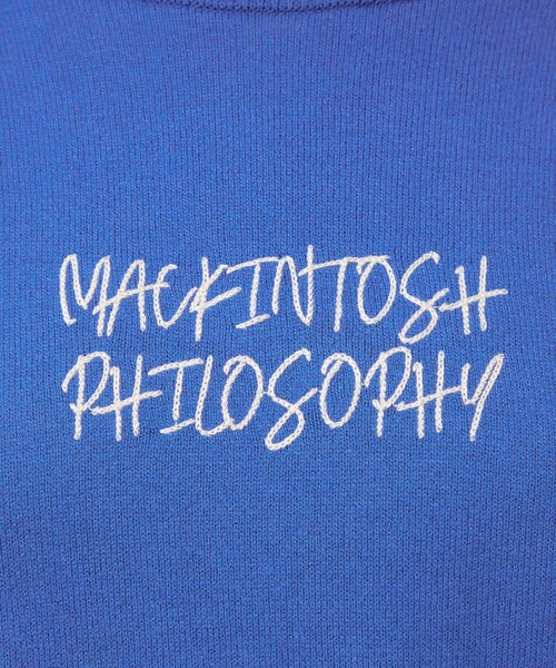 MACKINTOSH PHILOSOPHY(マッキントッシュ フィロソフィー)の「ライティングロゴニット(ニット/セーター・レディース・ブラウン/ライトブルー/グレー系その他・38)」の10枚目の写真