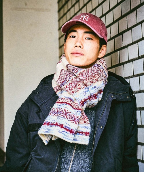 niko and...（ニコアンド）の「ノルディック柄マフラー（マフラー・メンズ・ブルー/ブラック/アイボリー・FREE）」の9枚目の写真