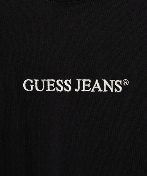 GUESS JEANS（ゲスジーンズ）の「GUESS JEANS GJ LS CN REG EMBRO TEE ゲス刺繍ロゴ 長袖Tシャツ（Tシャツ/カットソー・メンズ・ホワイト/ブラック・XL/S/L）」の11枚目の写真