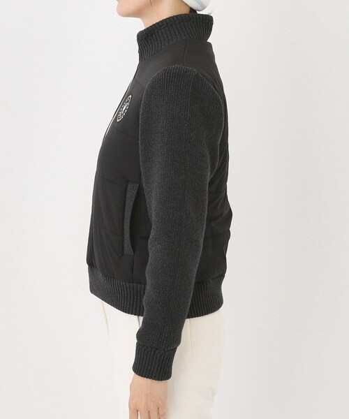 ニットコンビパデットブルゾン（ブルゾン）｜adabat（アダバット）の