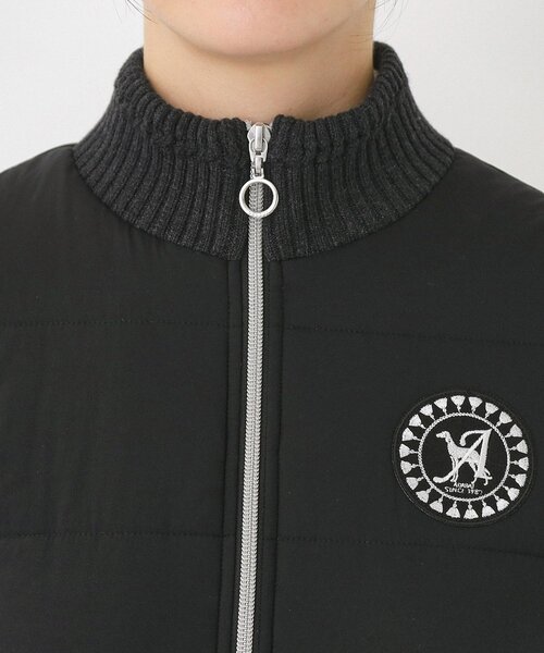 ニットコンビパデットブルゾン（ブルゾン）｜adabat（アダバット）の