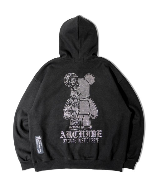 セール】2ND ARCHIVE-ラインストーン プルパーカー（パーカー