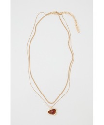 MOUSSY | CLEAR MARBLE ネックレス(ネックレス)