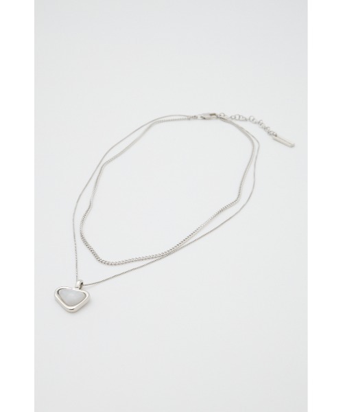 MOUSSY（マウジー）の「CLEAR MARBLE ネックレス（ネックレス・レディース・ゴールド/シルバー・FREE）」の8枚目の写真