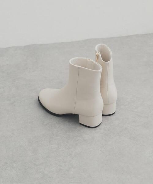 URBAN RESEARCH DOORS（アーバンリサーチドアーズ）の「チャンキーヒールブーツ（ブーツ・レディース・アイボリー/ブラック・36/38/37）」の3枚目の写真
