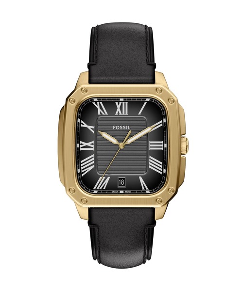 FOSSIL(フォッシル)の「フォッシル 腕時計 メンズ アナログ レザー FS6151(アナログ腕時計・メンズ・ブラック・FREE)」の1枚目の写真