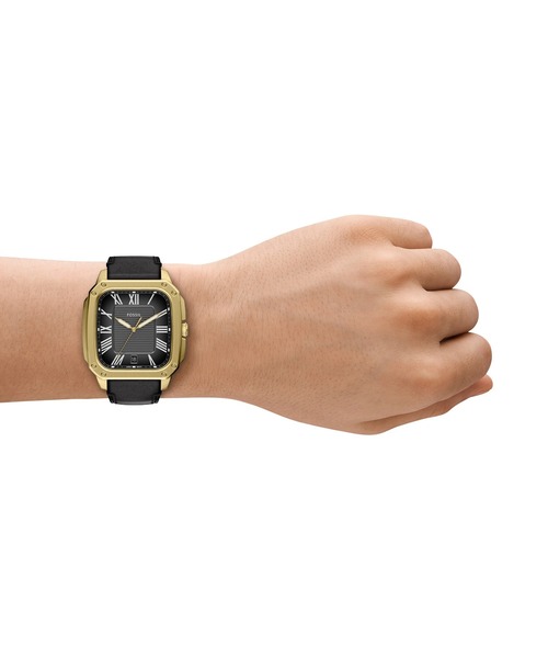 FOSSIL(フォッシル)の「フォッシル 腕時計 メンズ アナログ レザー FS6151(アナログ腕時計・メンズ・ブラック・FREE)」の2枚目の写真