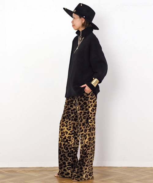 AP STUDIO（エーピーストゥディオ）の「レオパードパンツ（その他パンツ・レディース・キャメル・36/38）」の5枚目の写真