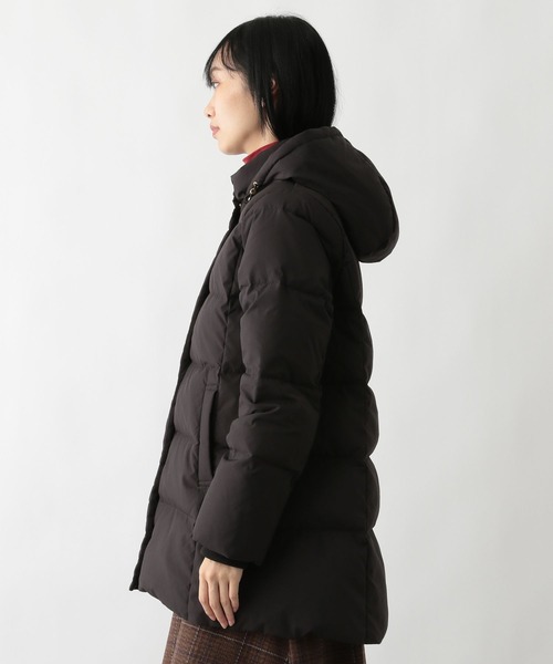 FOUND GOOD（ファウンドグッド）の「2WAYフードダウンJK（ダウンジャケット/コート・レディース・ブラウン系3/アイボリー/ブラック・S/L/M）」の12枚目の写真