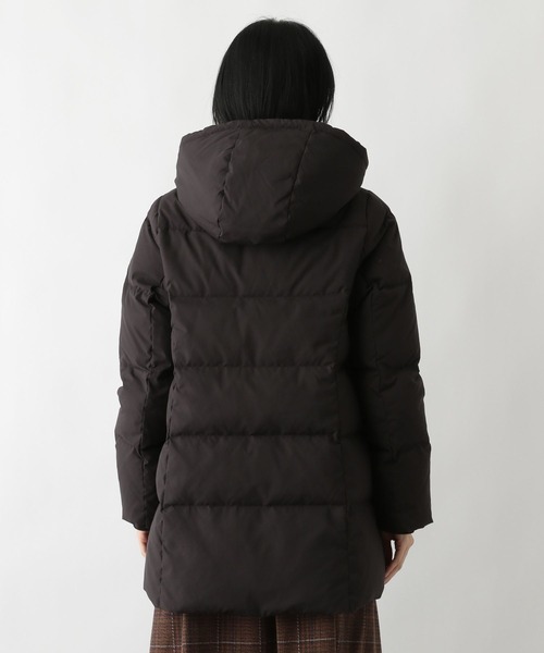 FOUND GOOD（ファウンドグッド）の「2WAYフードダウンJK（ダウンジャケット/コート・レディース・ブラウン系3/アイボリー/ブラック・S/L/M）」の13枚目の写真