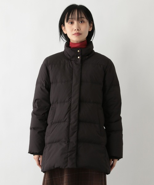 FOUND GOOD（ファウンドグッド）の「2WAYフードダウンJK（ダウンジャケット/コート・レディース・ブラウン系3/アイボリー/ブラック・S/L/M）」の14枚目の写真