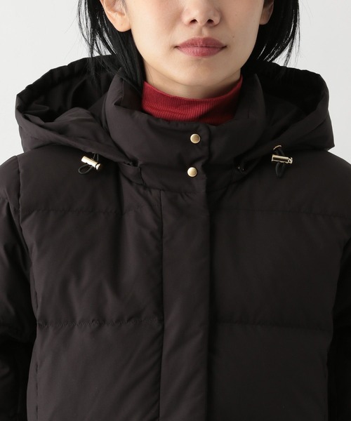 FOUND GOOD（ファウンドグッド）の「2WAYフードダウンJK（ダウンジャケット/コート・レディース・ブラウン系3/アイボリー/ブラック・S/L/M）」の16枚目の写真