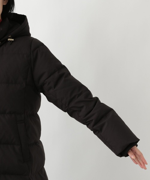 FOUND GOOD（ファウンドグッド）の「2WAYフードダウンJK（ダウンジャケット/コート・レディース・ブラウン系3/アイボリー/ブラック・S/L/M）」の17枚目の写真