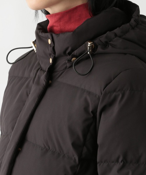 FOUND GOOD（ファウンドグッド）の「2WAYフードダウンJK（ダウンジャケット/コート・レディース・ブラウン系3/アイボリー/ブラック・S/L/M）」の21枚目の写真