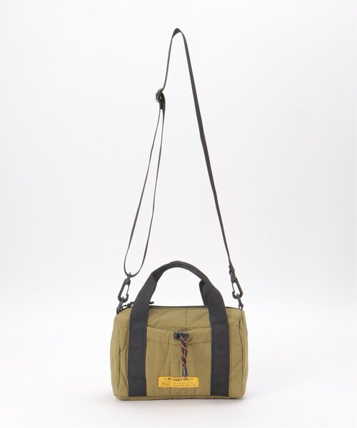 LBC（エルビーシー）の「KiU キウ スクエアパデッドミニボストンバッグ（ボストンバッグ・レディース・ブラック/カーキ/アイボリー・FREE）」の12枚目の写真