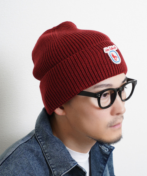 ZIP FIVE（ジップファイブ）の「ジョンタロック ウール混 ニット帽（ニットキャップ/ビーニー・メンズ・ブラック/モカ/ダークグレー/ベージュ/イエロー/ワイン系/ネイビー系/ライトグレー/カーキ系・FREE）」の9枚目の写真