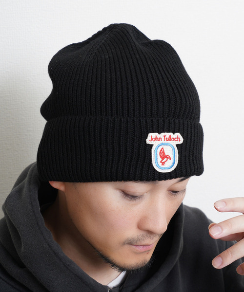 スタブリッジ　ニットキャップ セール】ジョンタロック ウール混 ニット帽（ニットキャップ/ビーニー