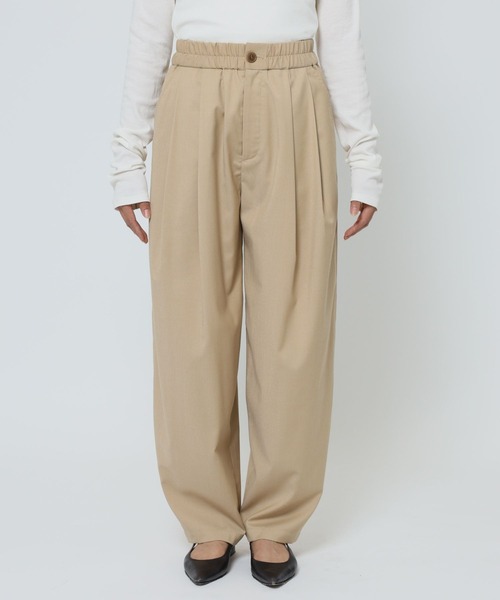 BABYLONE（バビロン）の「TWタックツイルパンツ（その他パンツ・レディース・グレー/ブラック/ベージュ・36inch/38inch）」の22枚目の写真