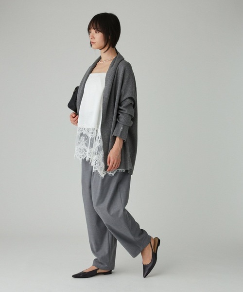 BABYLONE（バビロン）の「TWタックツイルパンツ（その他パンツ・レディース・グレー/ブラック/ベージュ・36inch/38inch）」の5枚目の写真