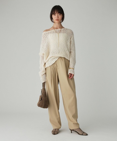 BABYLONE（バビロン）の「TWタックツイルパンツ（その他パンツ・レディース・グレー/ブラック/ベージュ・36inch/38inch）」の10枚目の写真