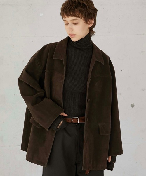 セール】【LA PEAU DE GEM】handhole turtle knit/ハンドホール