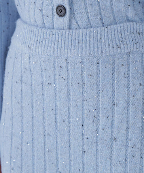 ◇スパンコールラメニットセットアップ（ワンピース）｜NATURAL BEAUTY