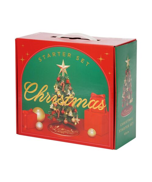 クリスマスツリー スターターセット 60cm グリーン（インテリア雑貨