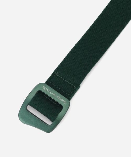 Saturdays NYC（サタデーズ ニューヨークシティ ）の「Aluminum Belt（ベルト・メンズ・ネイビー/グリーン/ブラック・FREE）」の4枚目の写真