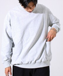 GLOSTER | 【ディテールで差がつく】バックステッチサイドポケットスウェット(スウェット)
