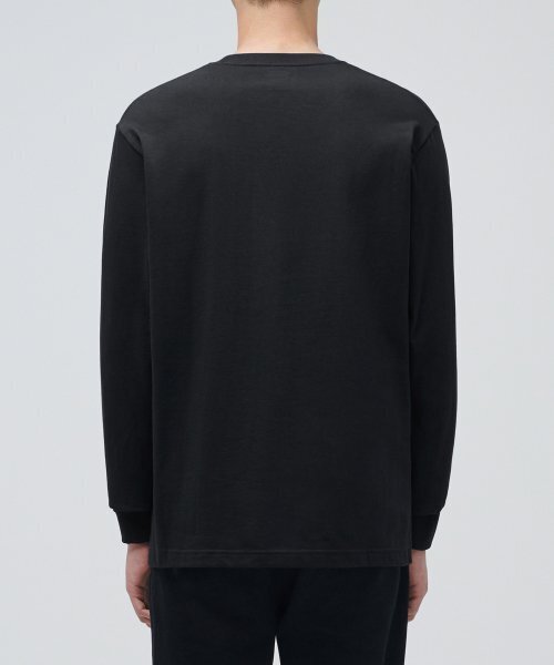 MUSINSA STANDARD（ムシンサスタンダード）の「クルーネック長袖Tシャツ[ブラック]（Tシャツ/カットソー・メンズ・その他・XX-LARGE/XXX-LARGE/SMALL/MEDIUM/LARGE/X-LARGE）」の17枚目の写真