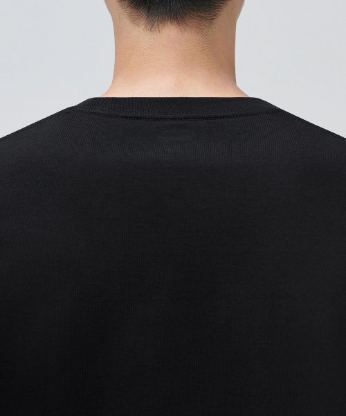 MUSINSA STANDARD（ムシンサスタンダード）の「クルーネック長袖Tシャツ[ブラック]（Tシャツ/カットソー・メンズ・その他・XX-LARGE/XXX-LARGE/SMALL/MEDIUM/LARGE/X-LARGE）」の15枚目の写真