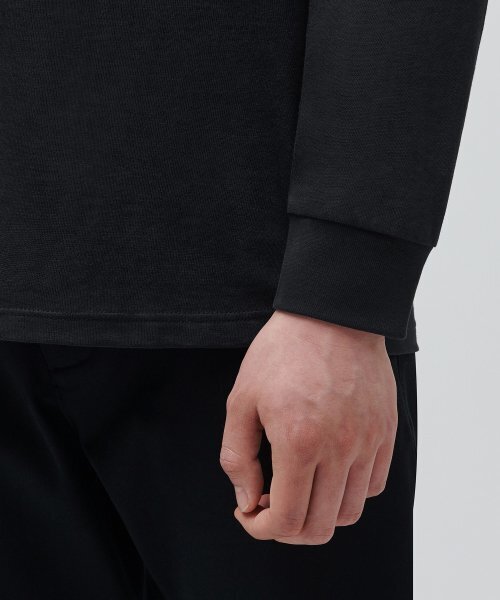 MUSINSA STANDARD（ムシンサスタンダード）の「クルーネック長袖Tシャツ[ブラック]（Tシャツ/カットソー・メンズ・その他・XX-LARGE/XXX-LARGE/SMALL/MEDIUM/LARGE/X-LARGE）」の13枚目の写真