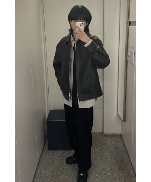 MUSINSA STANDARD（ムシンサスタンダード）の「クルーネック長袖Tシャツ[ブラック]（Tシャツ/カットソー・メンズ・その他・XX-LARGE/XXX-LARGE/SMALL/MEDIUM/LARGE/X-LARGE）」の11枚目の写真