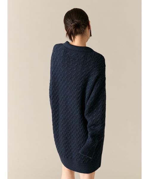 セール】Lily Bearケーブルニットワンピース（ワンピース）｜LILY