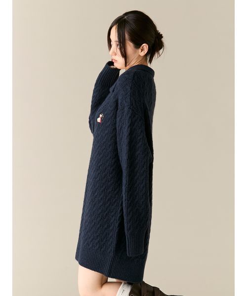 セール】Lily Bearケーブルニットワンピース（ワンピース）｜LILY