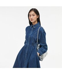 LAP（ラップ）の「切り替えポイントシャツカラー ロングデニムワンピース AQ1DO262（ワンピース）」
