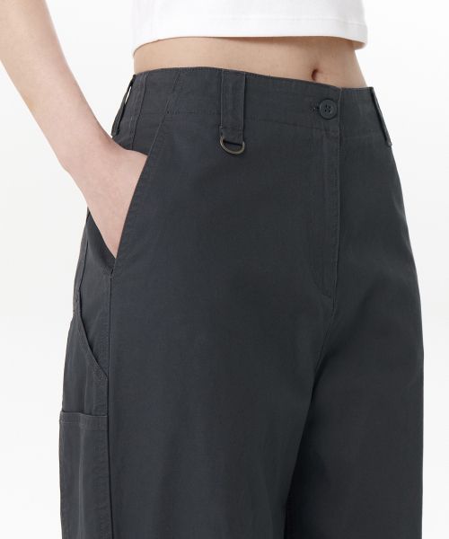 MUSINSA STANDARD WOMAN（ムシンサスタンダードウーマン）の「ウィメンズワイドカーペンターパンツ[ダークグレー]（その他パンツ・レディース・その他・28/29/30/26/27/25/24）」の6枚目の写真