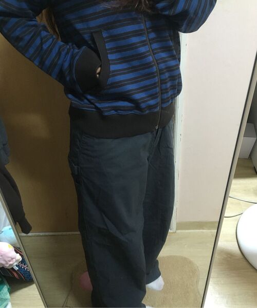 MUSINSA STANDARD WOMAN（ムシンサスタンダードウーマン）の「ウィメンズワイドカーペンターパンツ[ダークグレー]（その他パンツ・レディース・その他・28/29/30/26/27/25/24）」の11枚目の写真