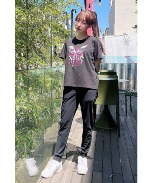 THE GREEN LAB（ザグリーンラボ）の「バタフライグラフィック半袖Tシャツ[ブラック]（Tシャツ/カットソー・レディース・その他・FREE）」の18枚目の写真