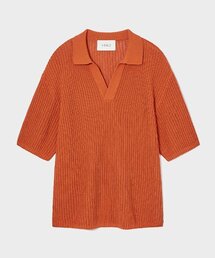 VTWO（ブイツー）の「Summer V Neck Collar Knit_Orange（ニット/セーター・メンズ）」