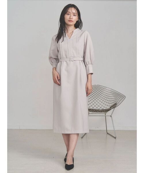 TONAL（トーナル）の「マルチセットスキッパーIラインワンピース（ワンピース・レディース・ベージュ/チャコールグレー/ライトブルー/ネイビー・MEDIUM）」の2枚目の写真