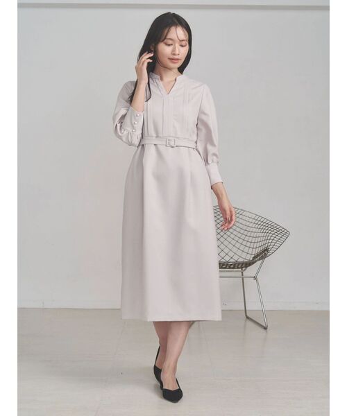 TONAL（トーナル）の「マルチセットスキッパーIラインワンピース（ワンピース・レディース・ベージュ/チャコールグレー/ライトブルー/ネイビー・MEDIUM）」の18枚目の写真