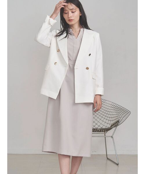 TONAL（トーナル）の「マルチセットスキッパーIラインワンピース（ワンピース・レディース・ベージュ/チャコールグレー/ライトブルー/ネイビー・MEDIUM）」の22枚目の写真