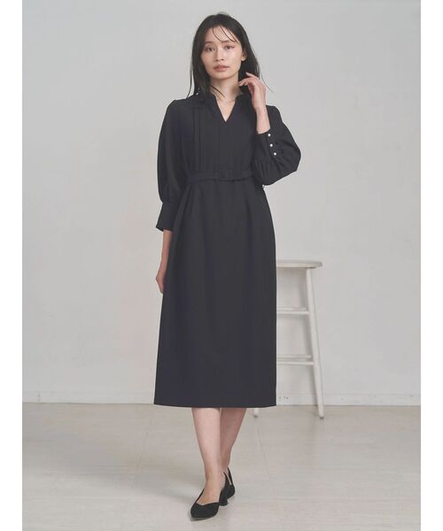 TONAL（トーナル）の「マルチセットスキッパーIラインワンピース（ワンピース・レディース・ベージュ/チャコールグレー/ライトブルー/ネイビー・MEDIUM）」の12枚目の写真