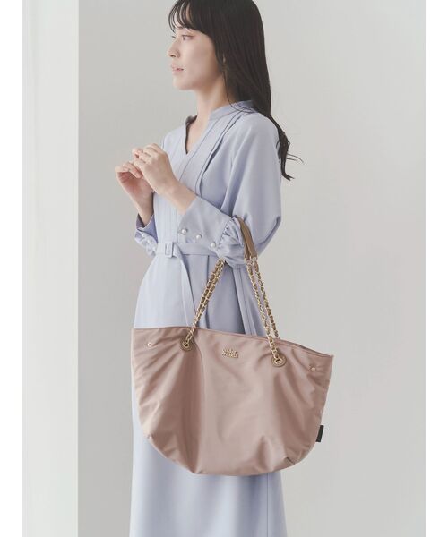 TONAL（トーナル）の「マルチセットスキッパーIラインワンピース（ワンピース・レディース・ベージュ/チャコールグレー/ライトブルー/ネイビー・MEDIUM）」の8枚目の写真