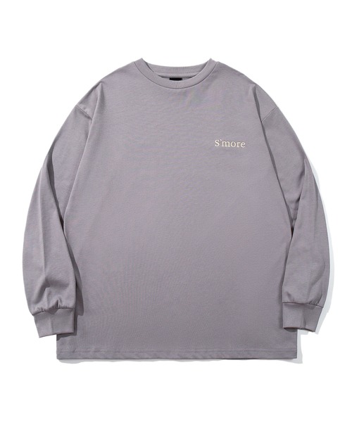 S'more(スモア)の「S'more/Fishing Time L/S Tee フィッシングタイムロングスリーブTシャツ(Tシャツ/カットソー・レディース・グレー/ライトベージュ・MEDIUM/LARGE/X-LARGE/SMALL)」の5枚目の写真