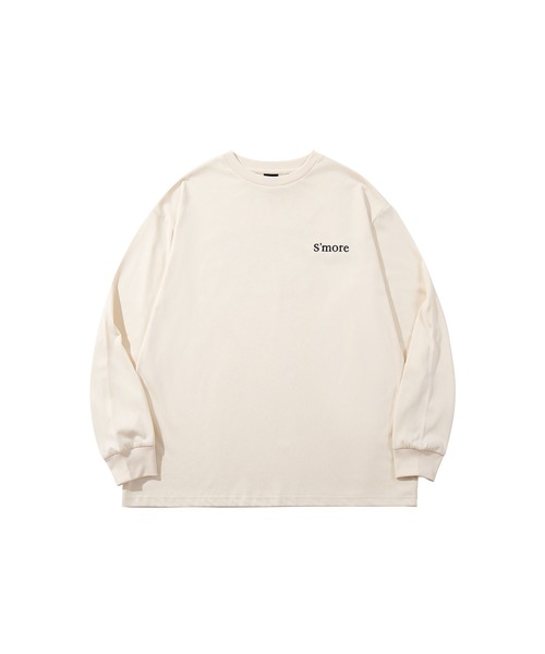 S'more(スモア)の「S'more/Fishing Time L/S Tee フィッシングタイムロングスリーブTシャツ(Tシャツ/カットソー・レディース・グレー/ライトベージュ・MEDIUM/LARGE/X-LARGE/SMALL)」の4枚目の写真