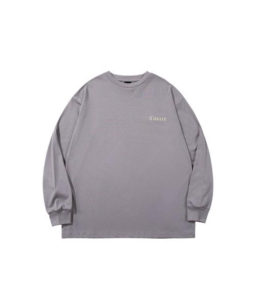 S'more(スモア)の「S'more/Fishing Time L/S Tee フィッシングタイムロングスリーブTシャツ(Tシャツ/カットソー・レディース・グレー/ライトベージュ・MEDIUM/LARGE/X-LARGE/SMALL)」の3枚目の写真